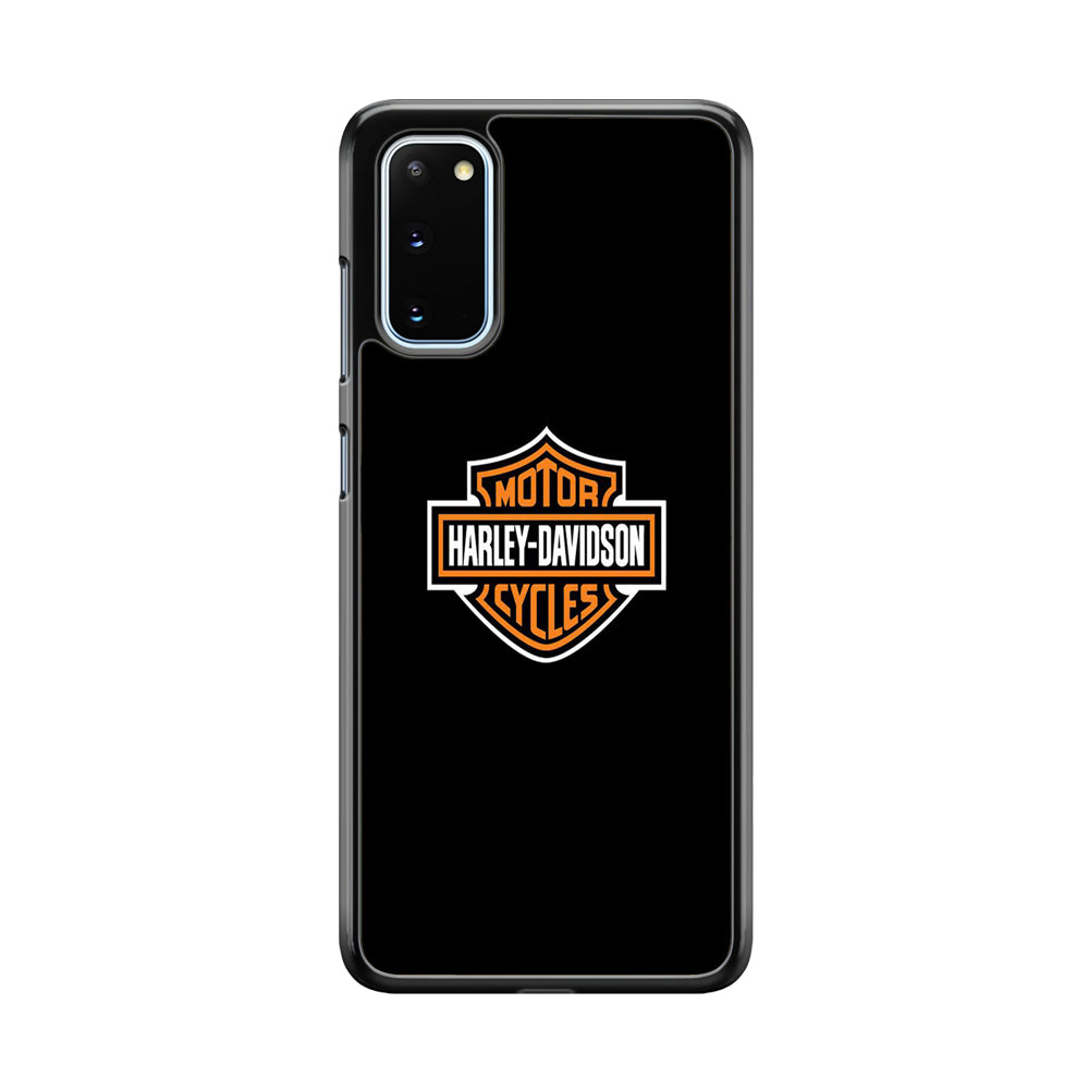 Harley Davidson Logo Black Samsung Galaxy S20 Case