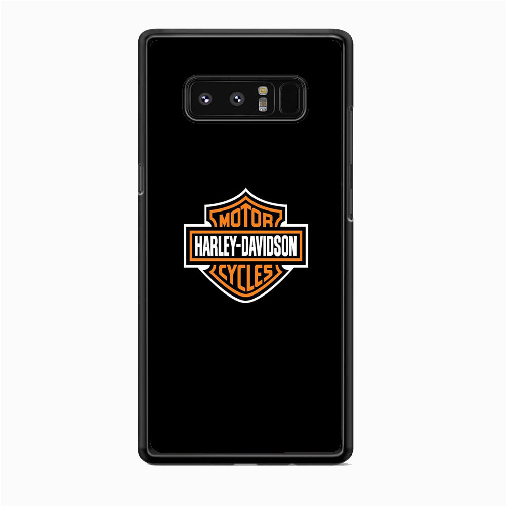Harley Davidson Logo Black Samsung Galaxy Note 8 Case