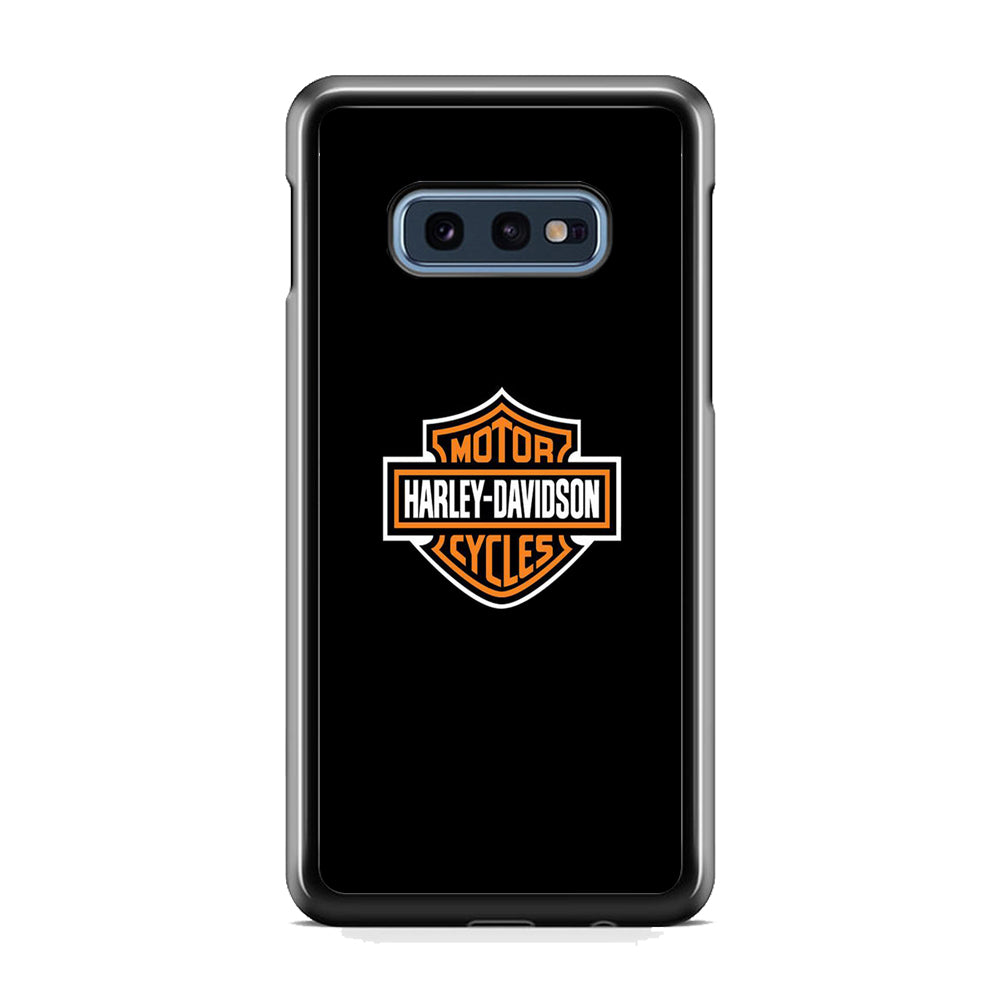 Harley Davidson Logo Black Samsung Galaxy S10E Case