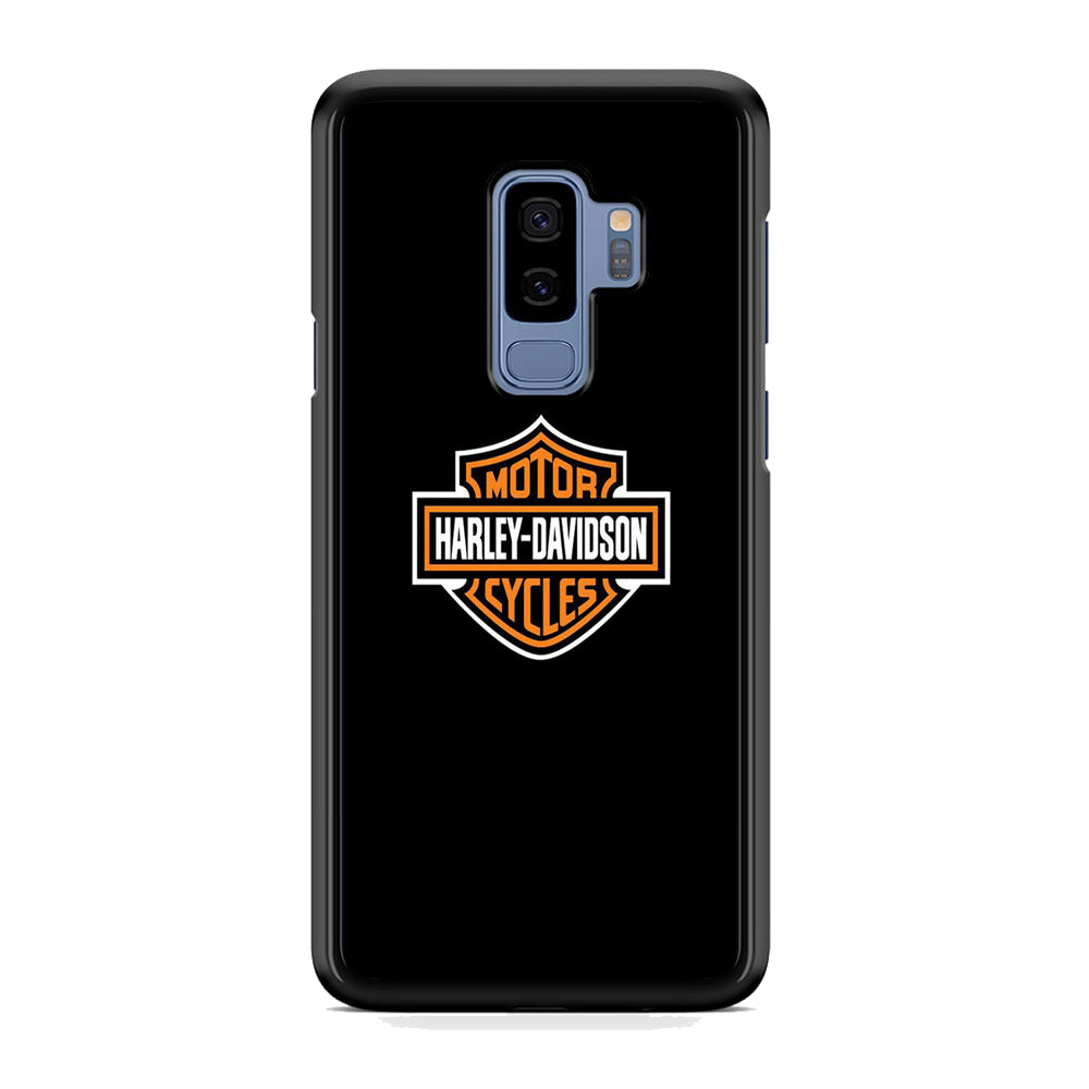 Harley Davidson Logo Black Samsung Galaxy S9 Plus Case