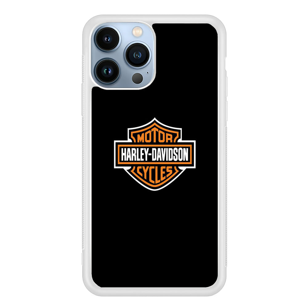 Harley Davidson Logo Black iPhone 13 Pro Max Case