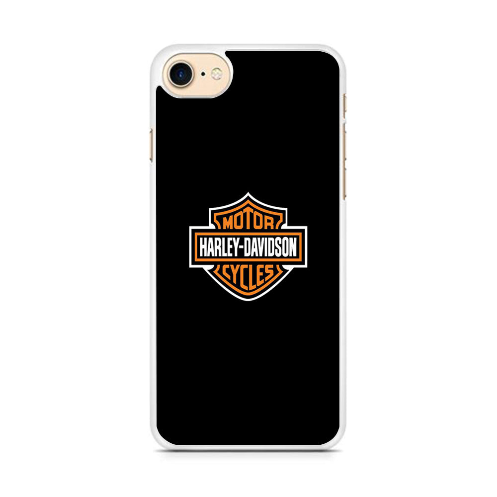 Harley Davidson Logo Black iPhone 8 Case
