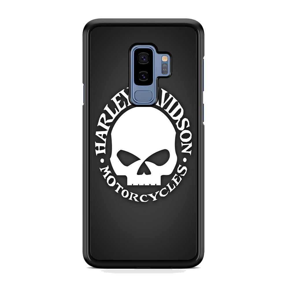 Harley Davidson Skull Grey Samsung Galaxy S9 Plus Case