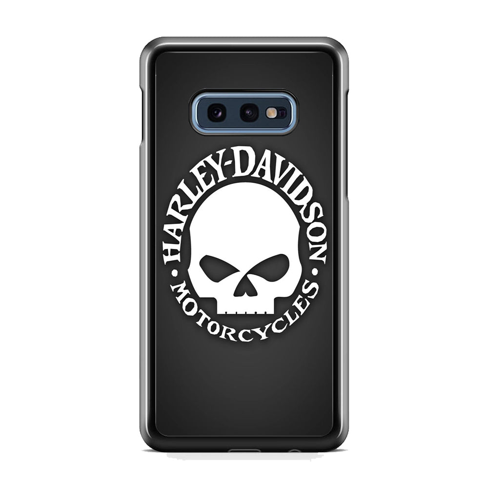 Harley Davidson Skull Grey Samsung Galaxy S10E Case