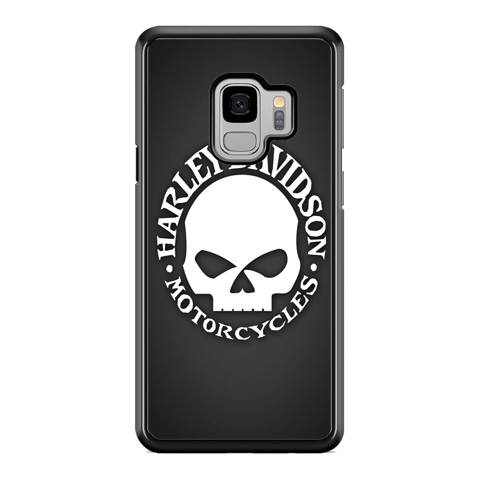Harley Davidson Skull Grey Samsung Galaxy S9 Case