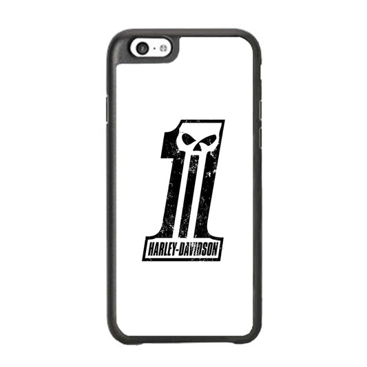 Harley Davidson White Number Skull iPhone 6 Plus | 6s Plus Case