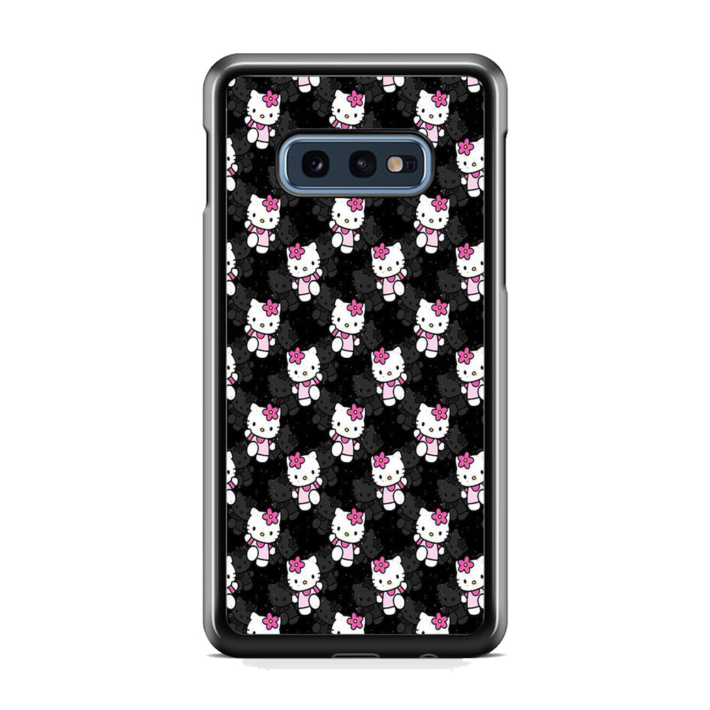 Hello Kitty Black Bland Winter Samsung Galaxy S10E Case