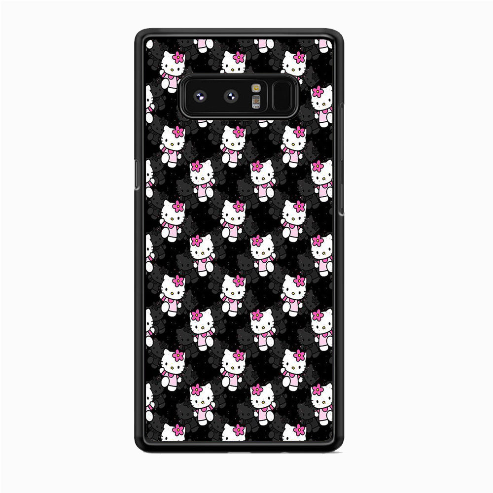Hello Kitty Black Bland Winter Samsung Galaxy Note 8 Case