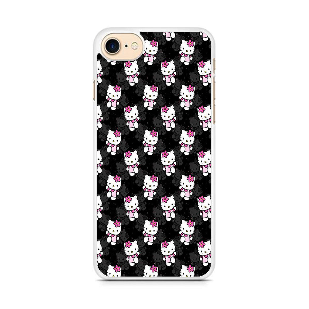 Hello Kitty Black Bland Winter iPhone 8 Case