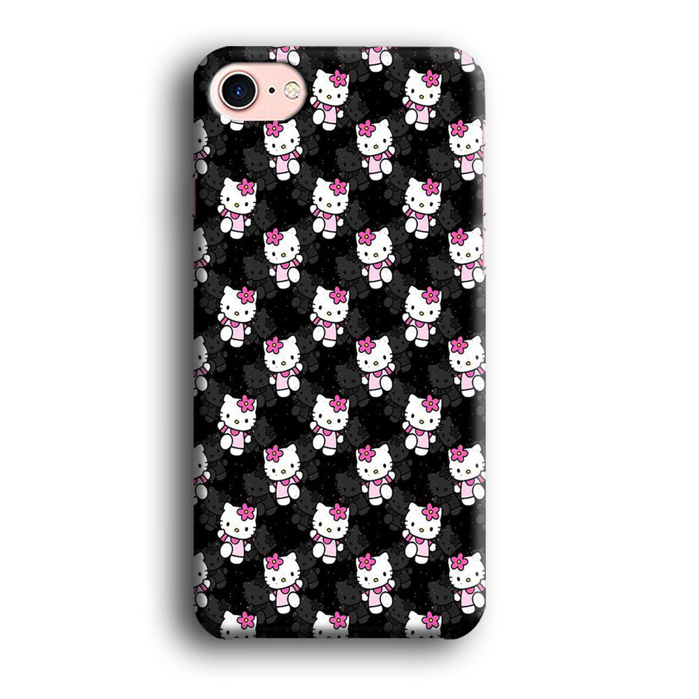Hello Kitty Black Bland Winter iPhone 8 Case