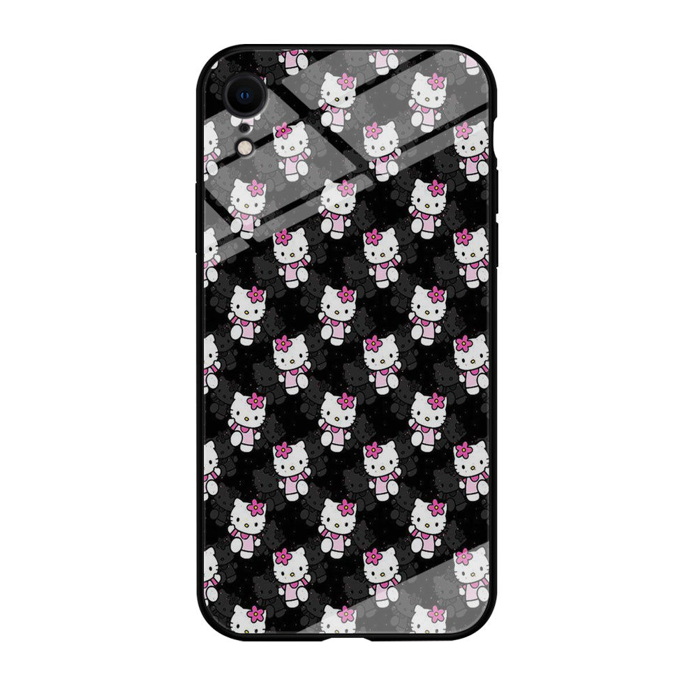Hello Kitty Black Bland Winter iPhone XR Case