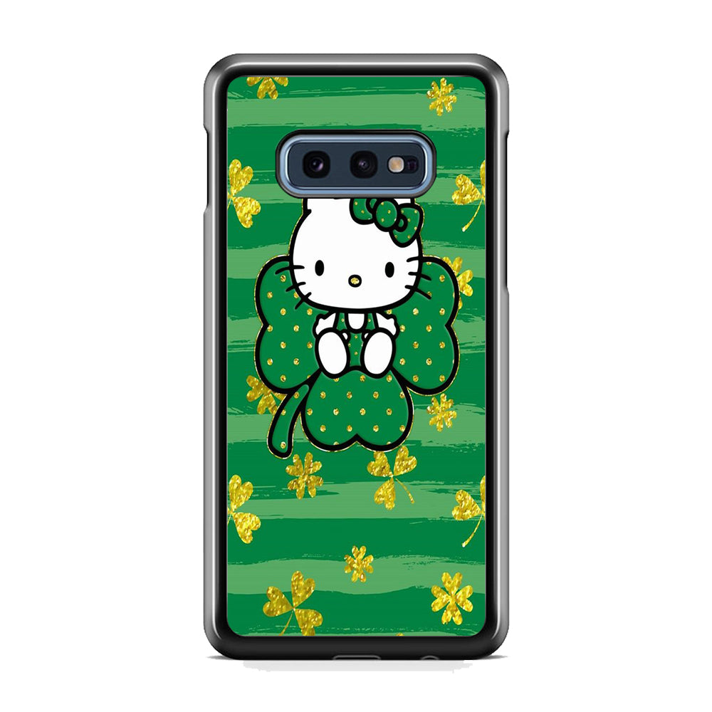 Hello Kitty Clover Green Samsung Galaxy S10E Case