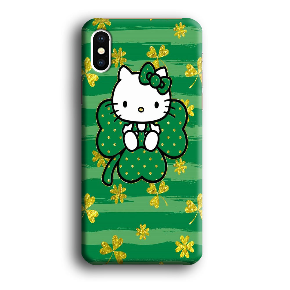 Hello Kitty Clover Green iPhone X Case