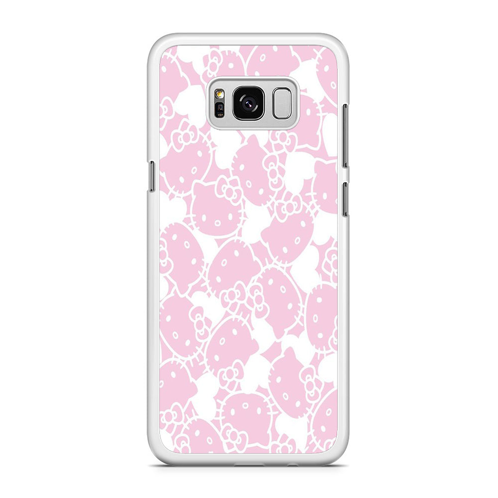 Hello Kitty Pink White Samsung Galaxy S8 Case