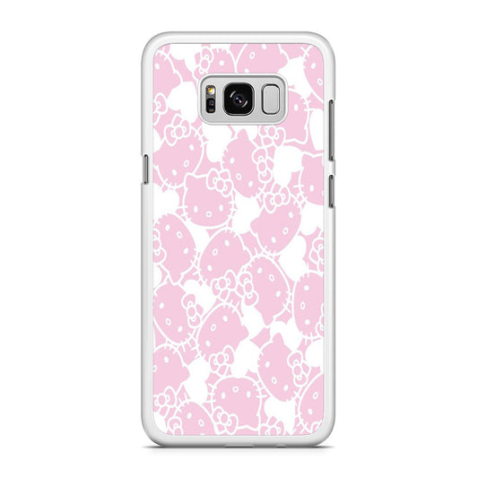 Hello Kitty Pink White Samsung Galaxy S8 Case