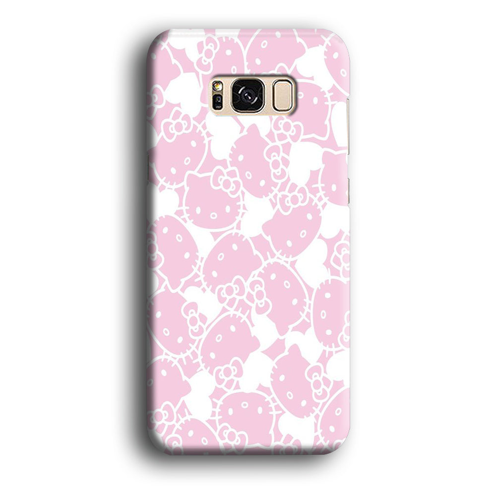 Hello Kitty Pink White Samsung Galaxy S8 Case