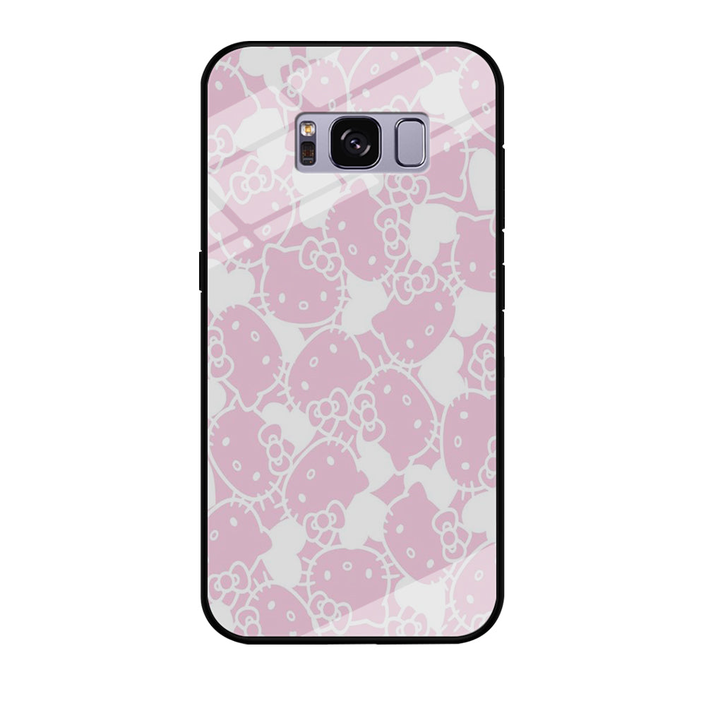 Hello Kitty Pink White Samsung Galaxy S8 Case