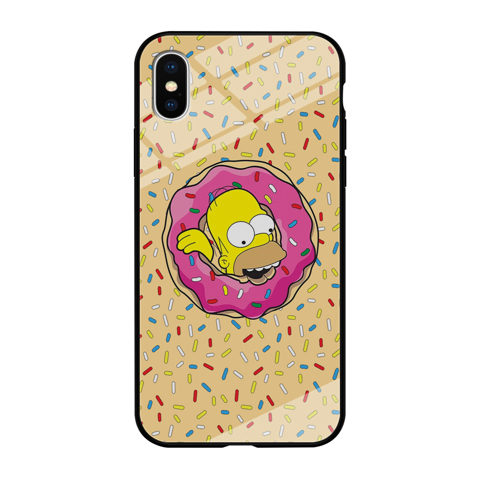 Homer Simpson Donut Dreams iPhone X Case