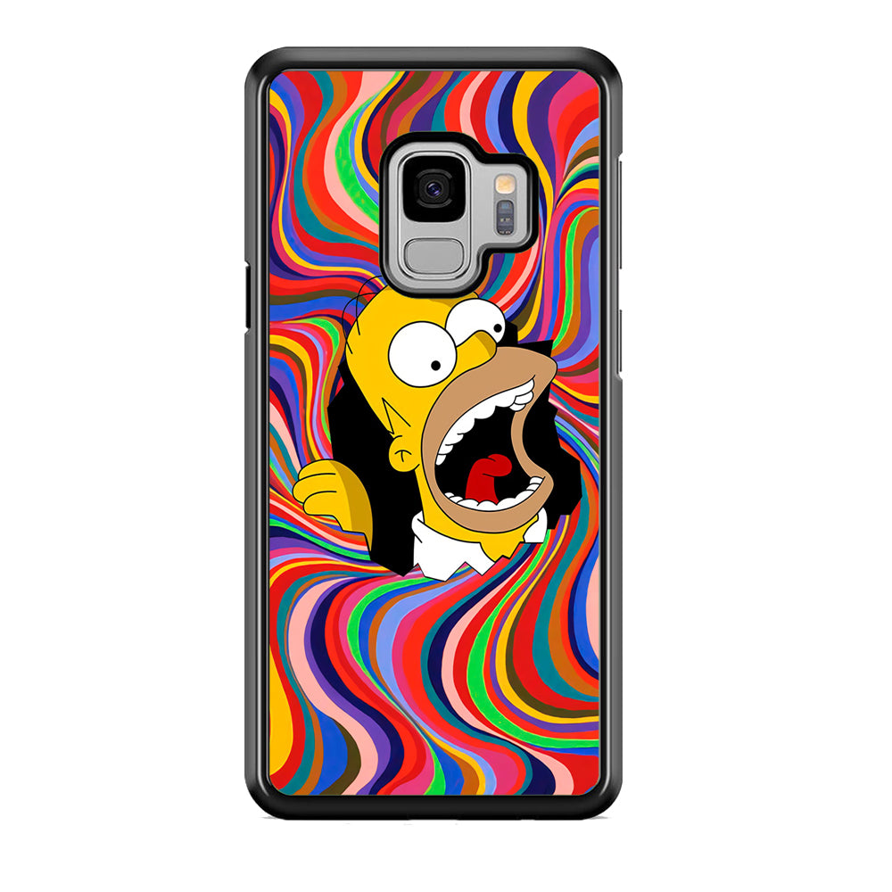 Homer Simpson Screaming Forward Samsung Galaxy S9 Case