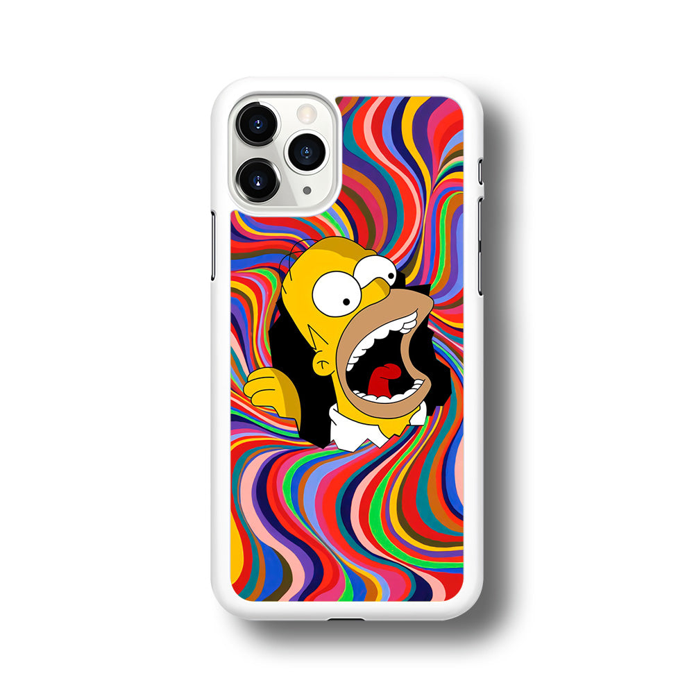 Homer Simpson Screaming Forward iPhone 11 Pro Max Case