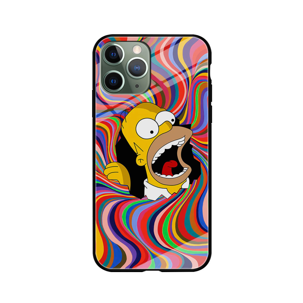 Homer Simpson Screaming Forward iPhone 11 Pro Max Case
