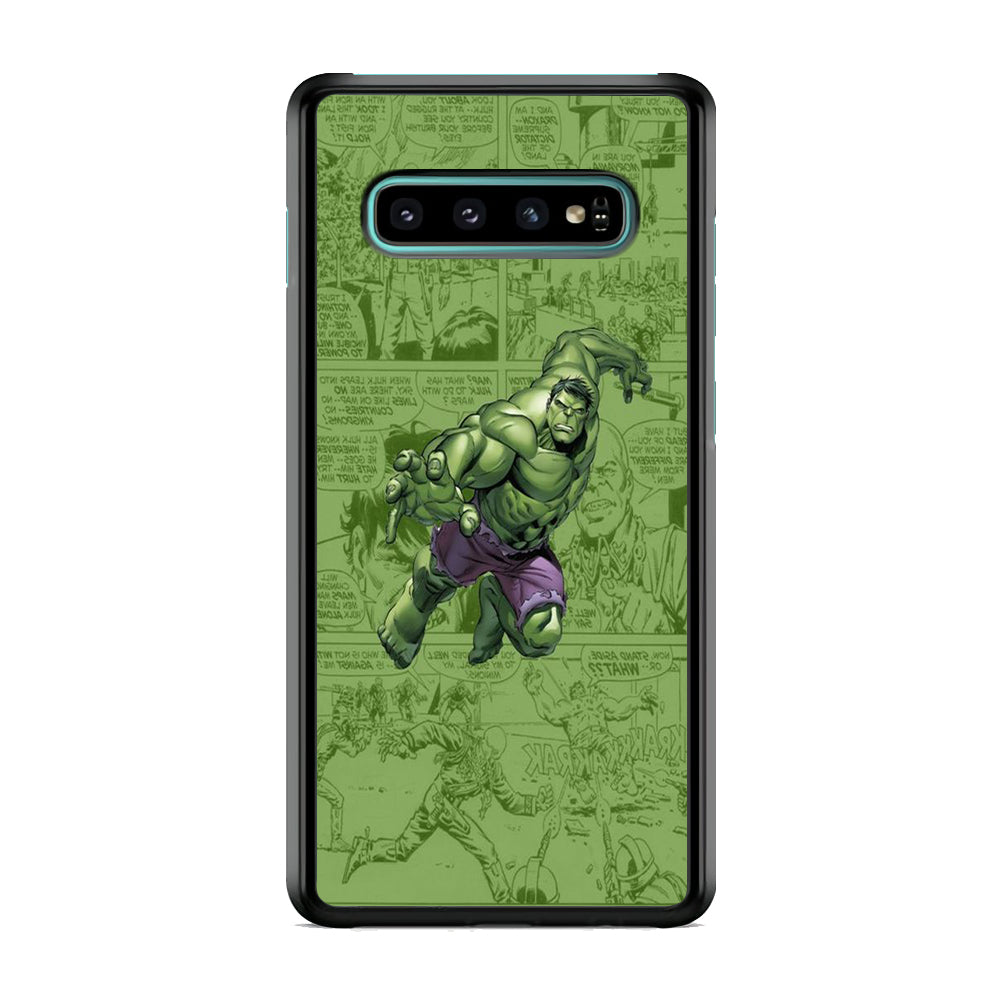 Hulk Comic Samsung Galaxy S10 Case