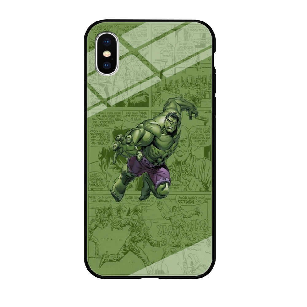 Hulk Comic iPhone X Case