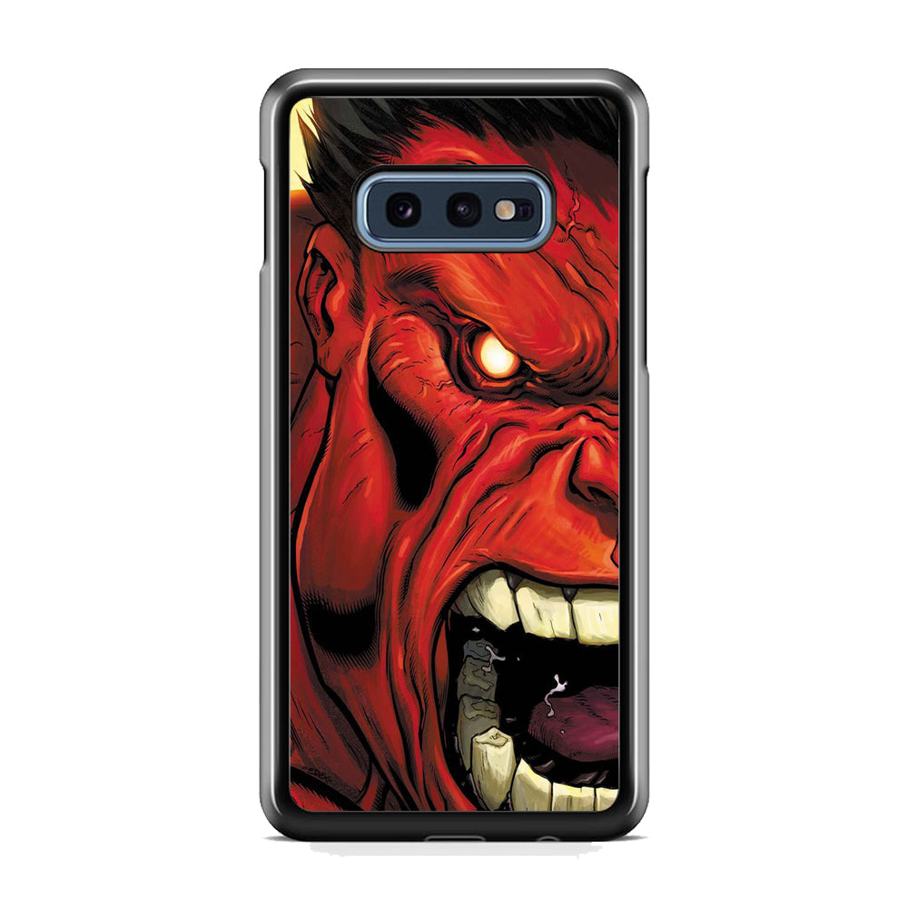 Hulk Red Half Face Samsung Galaxy S10E Case