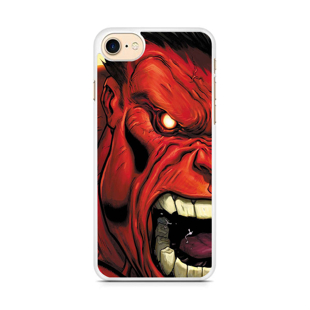 Hulk Red Half Face iPhone 8 Case