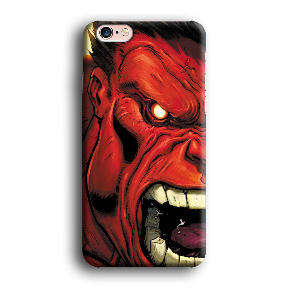 Hulk Red Half Face iPhone 6 Plus | 6s Plus Case