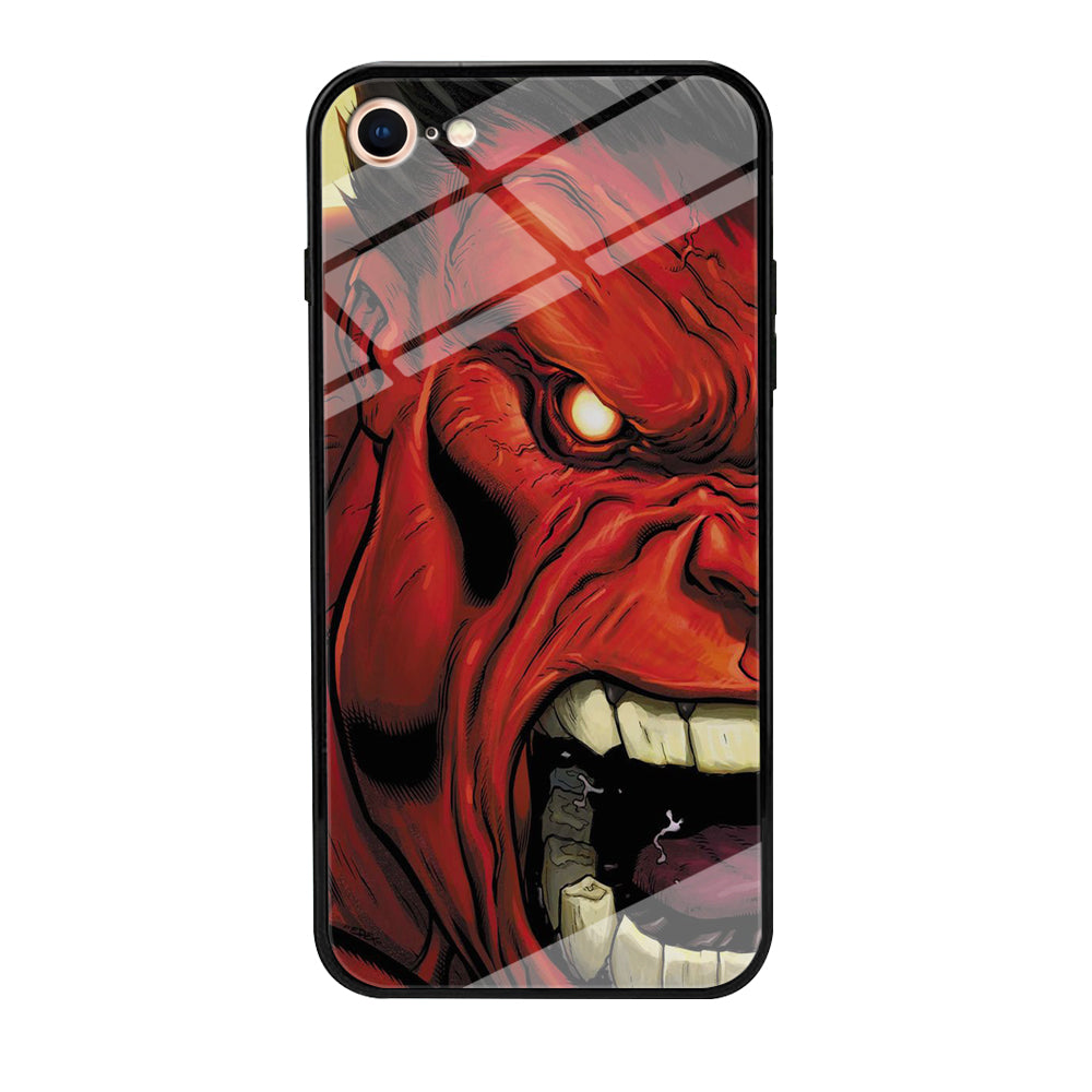 Hulk Red Half Face iPhone 8 Case