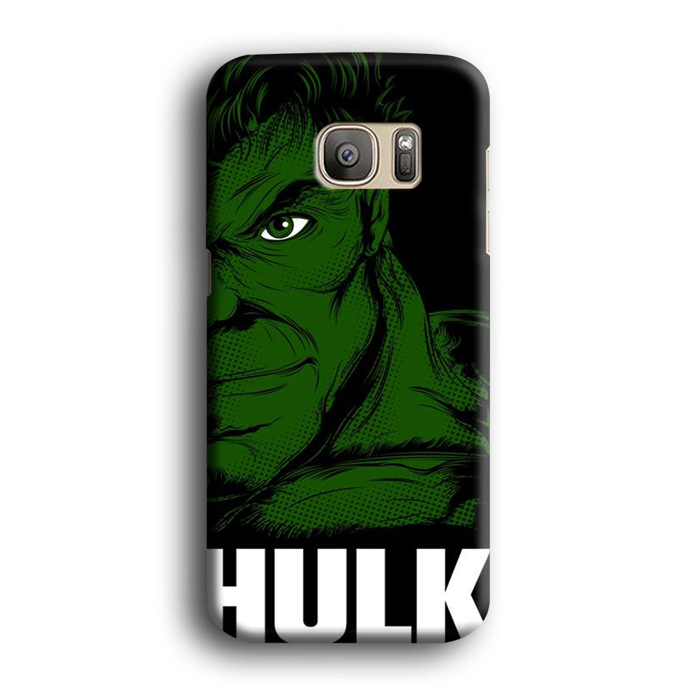 Hulk Word Cool Face Samsung Galaxy S7 Edge Case