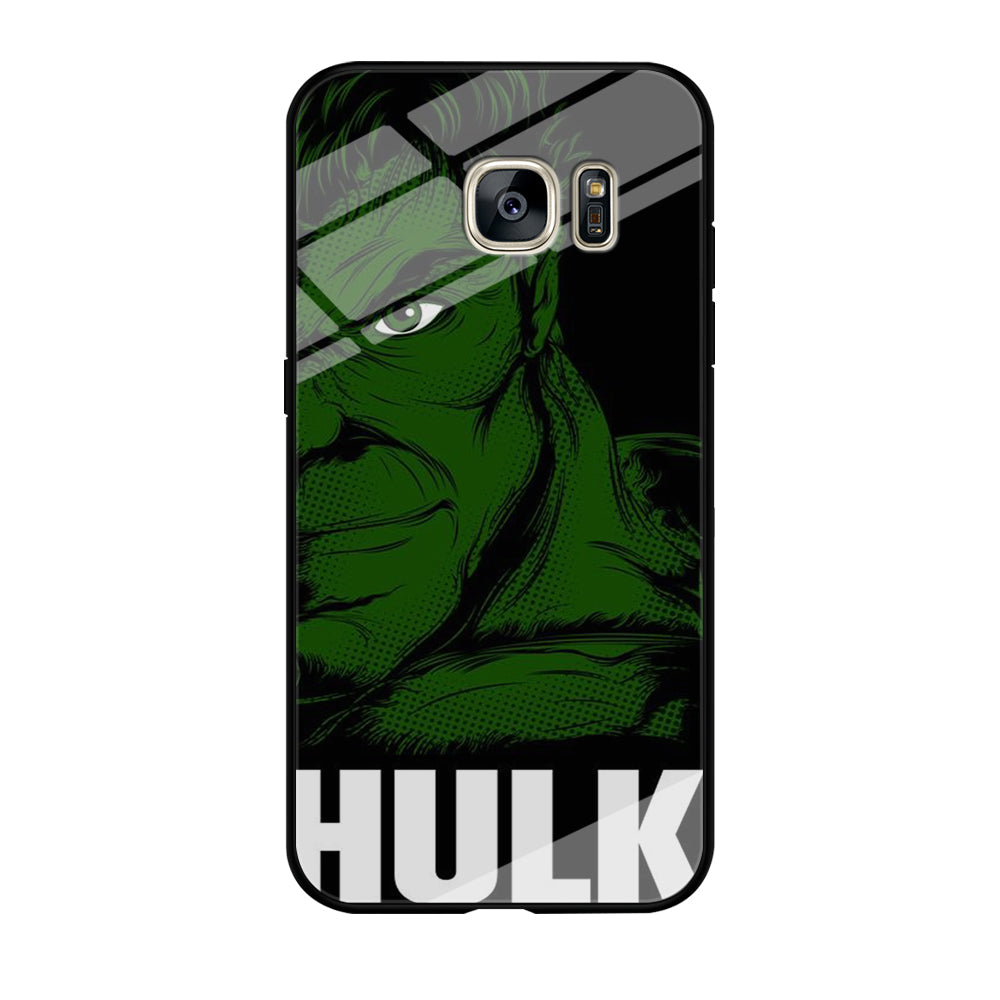 Hulk Word Cool Face Samsung Galaxy S7 Edge Case
