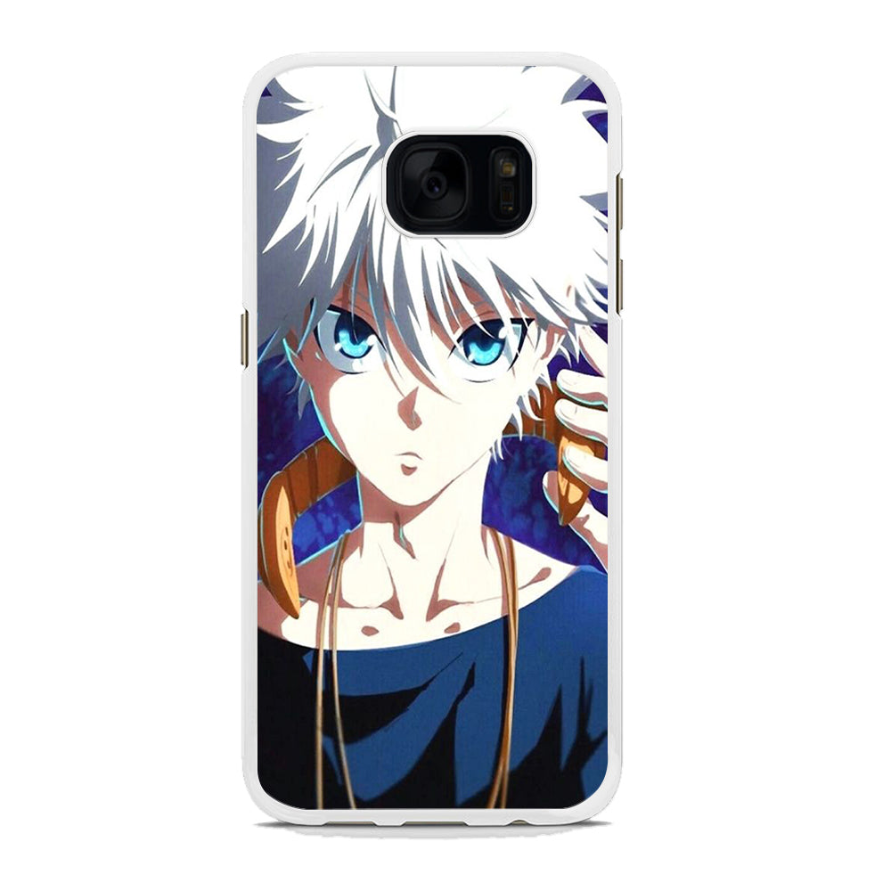 Hunter X Hunter Killua Close Up Samsung Galaxy S7 Edge Case