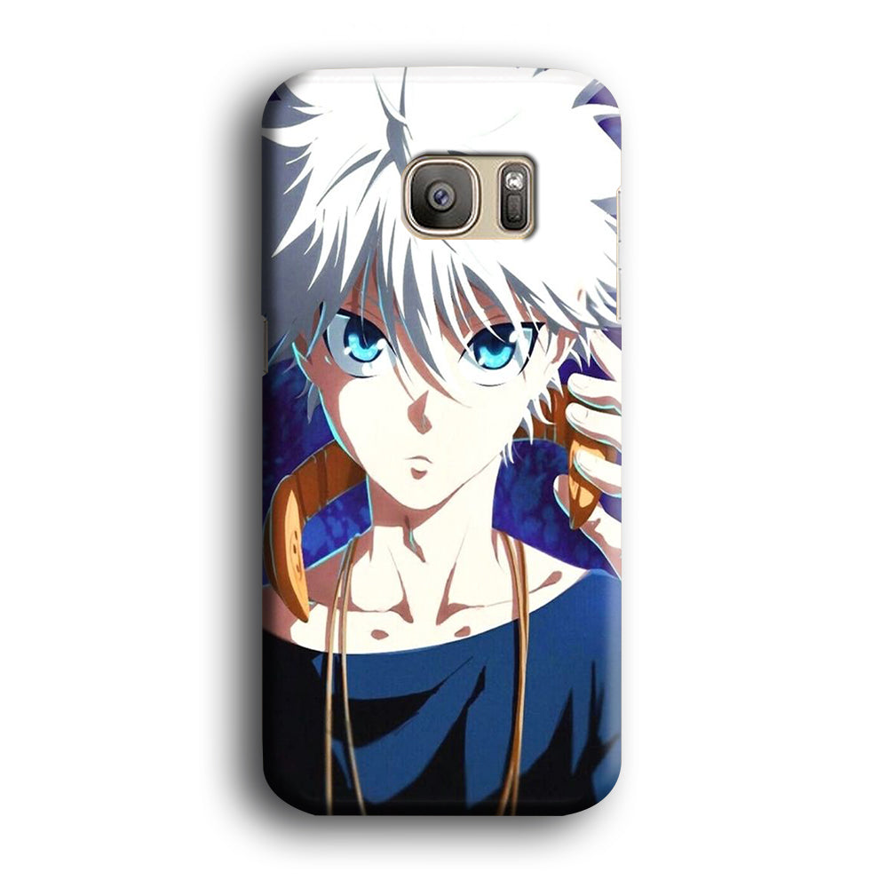 Hunter X Hunter Killua Close Up Samsung Galaxy S7 Edge Case