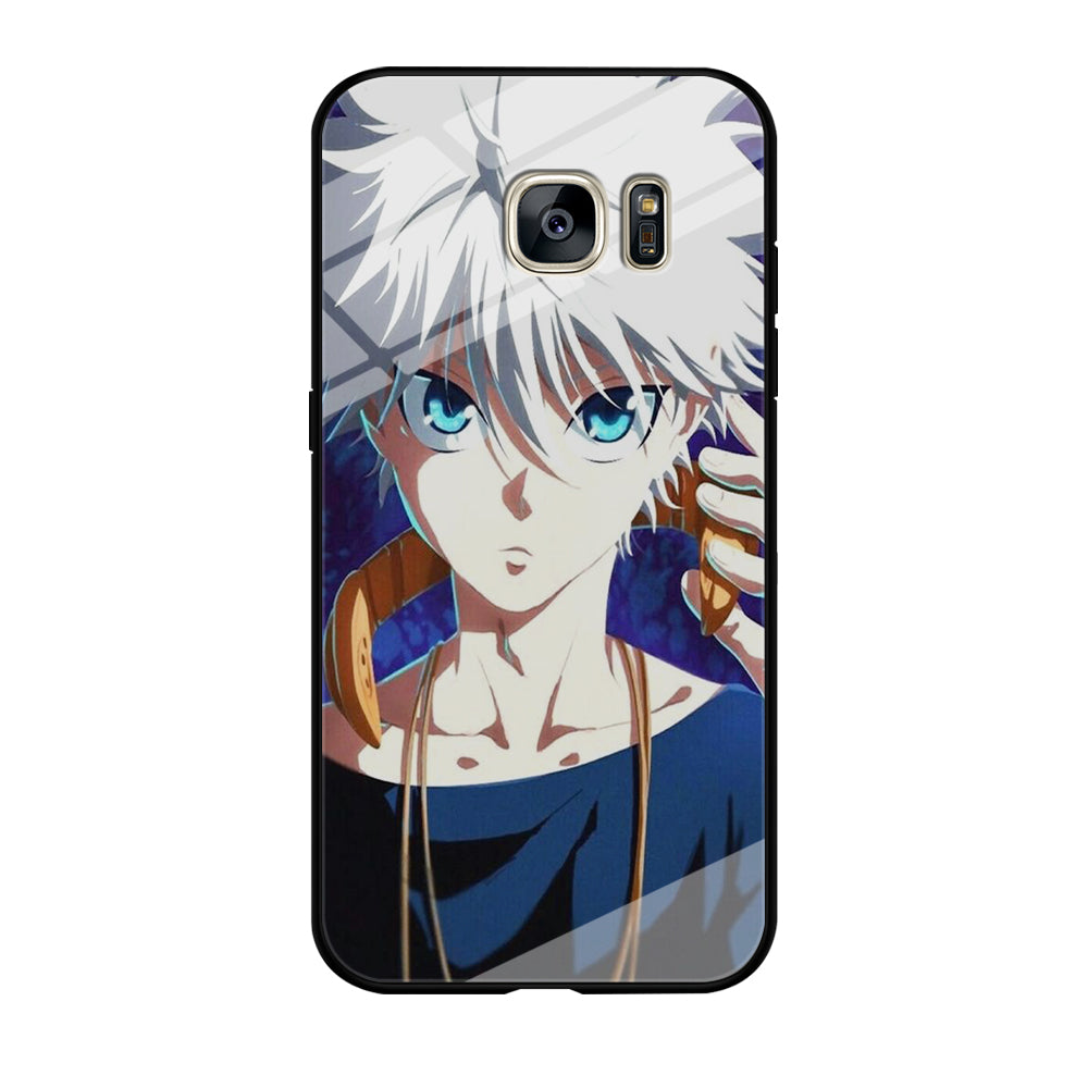 Hunter X Hunter Killua Close Up Samsung Galaxy S7 Edge Case