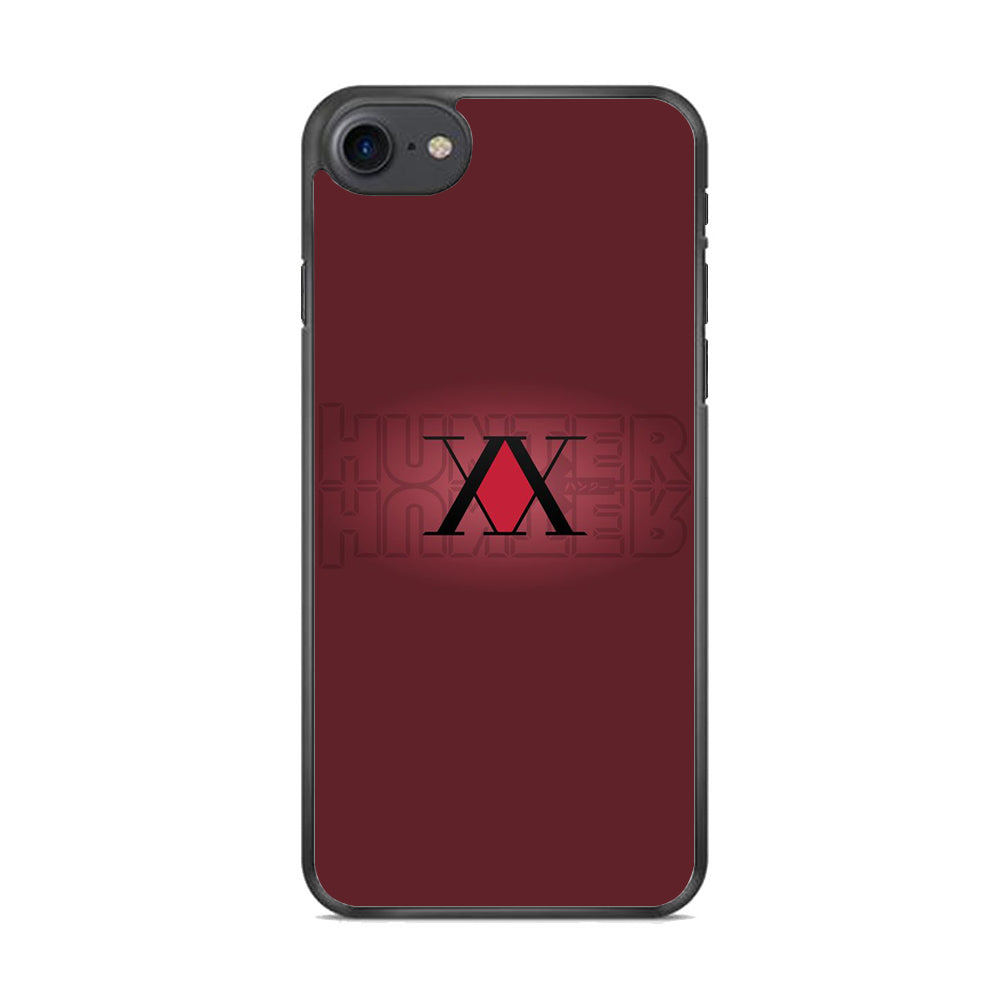Hunter X Hunter Maroon Logo iPhone 8 Case