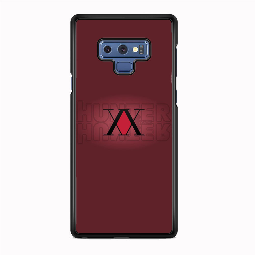 Hunter X Hunter Maroon Logo Samsung Galaxy Note 9 Case