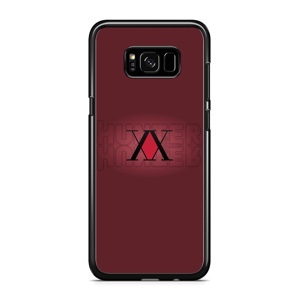 Hunter X Hunter Maroon Logo Samsung Galaxy S8 Case