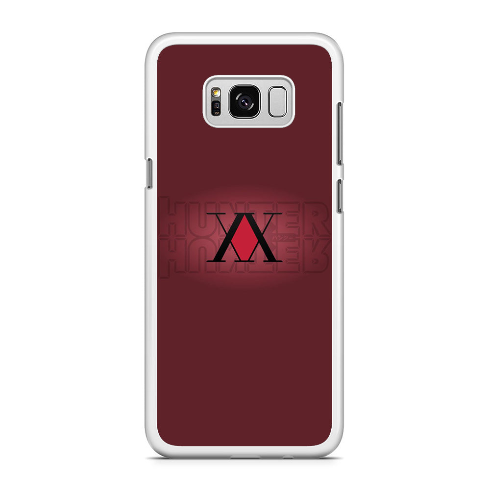 Hunter X Hunter Maroon Logo Samsung Galaxy S8 Case