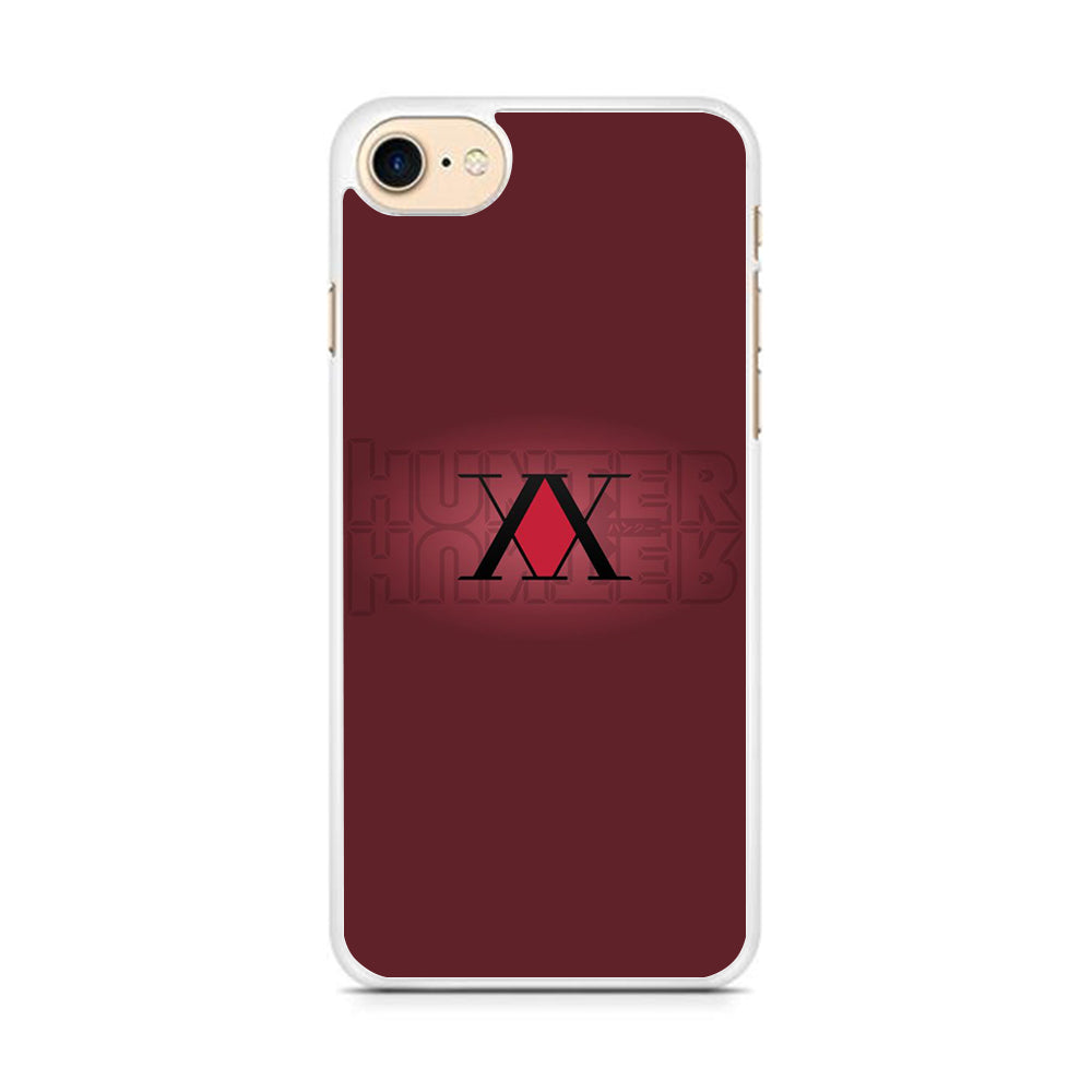 Hunter X Hunter Maroon Logo iPhone 8 Case