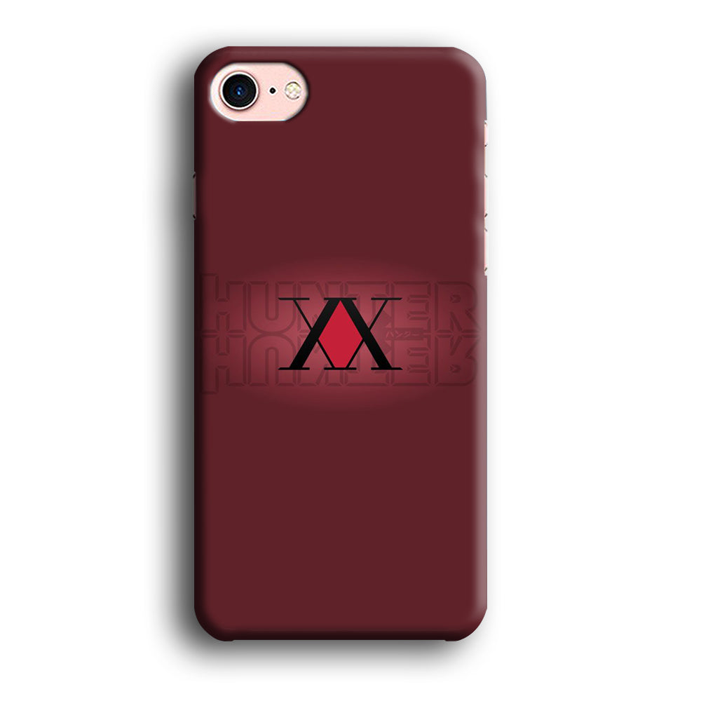 Hunter X Hunter Maroon Logo iPhone 8 Case