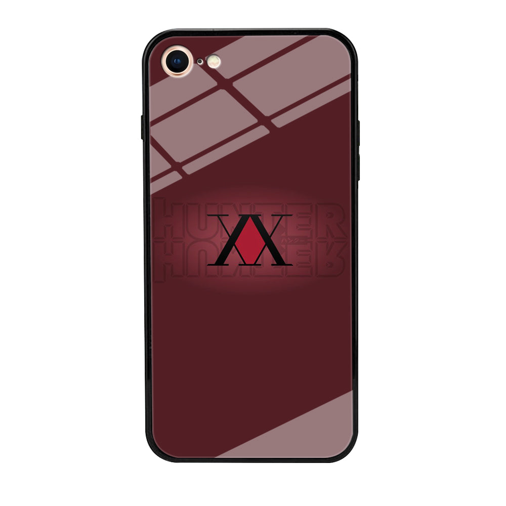 Hunter X Hunter Maroon Logo iPhone 8 Case