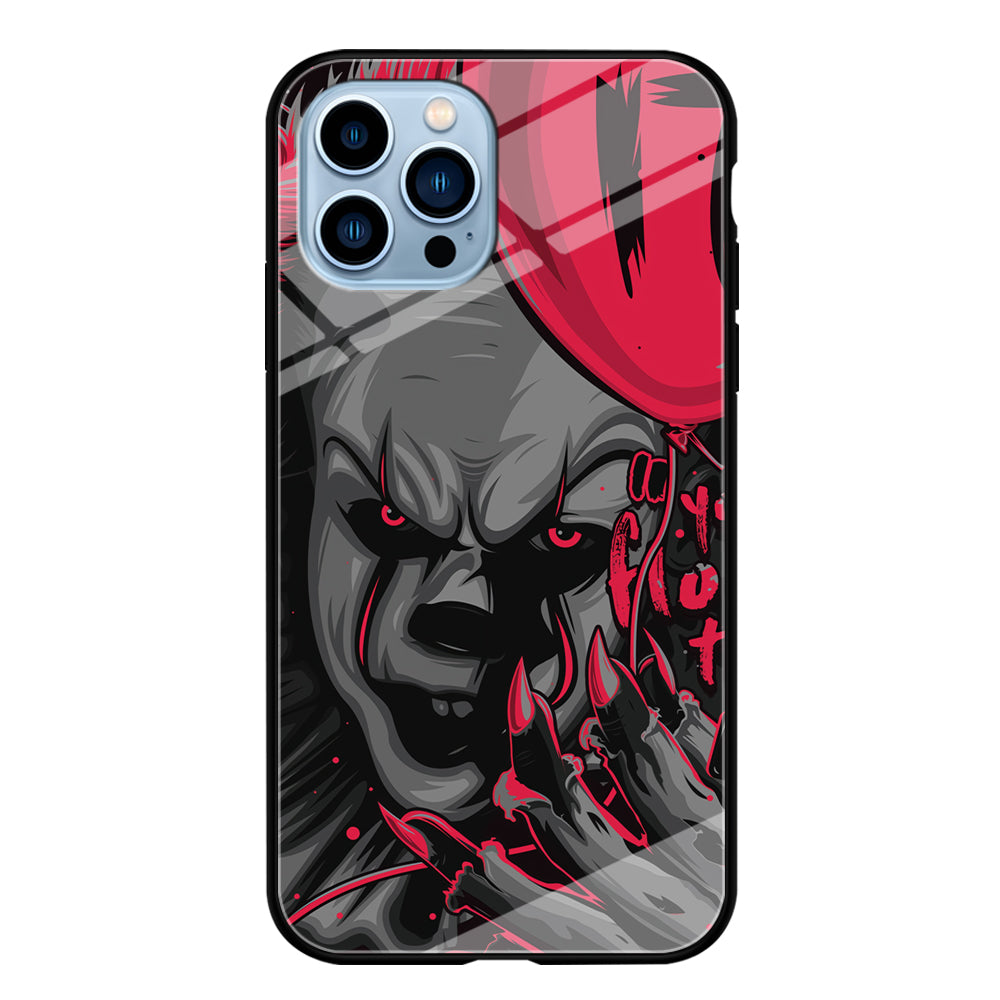 IT Face Art iPhone 13 Pro Case Tempered Glass Case