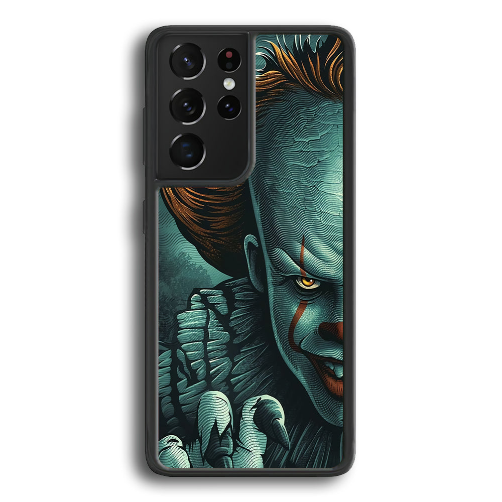 IT Half Face Samsung Galaxy S21 Ultra Case - Carneyforia
