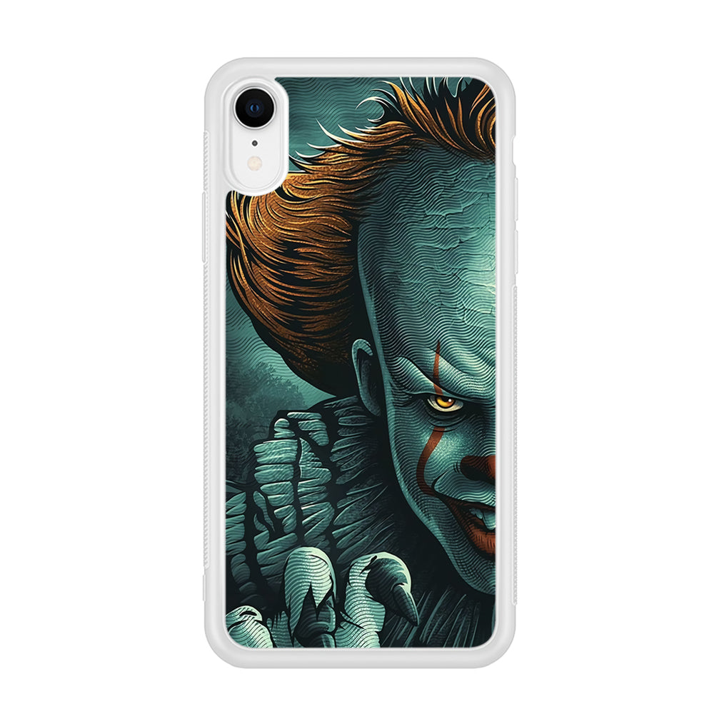 IT Half Face iPhone XR Case
