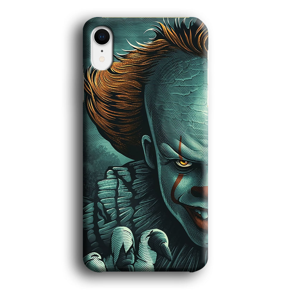 IT Half Face iPhone XR Case