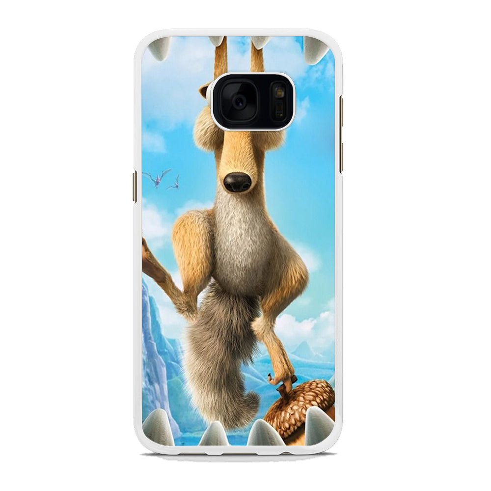 Ice Age Scrat In Front On The Mouth Samsung Galaxy S7 Edge Case