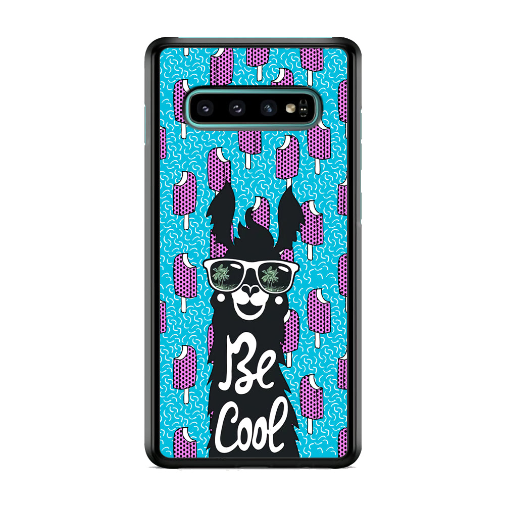 Ilama, Be Cool with Ice Cream Samsung Galaxy S10 Case