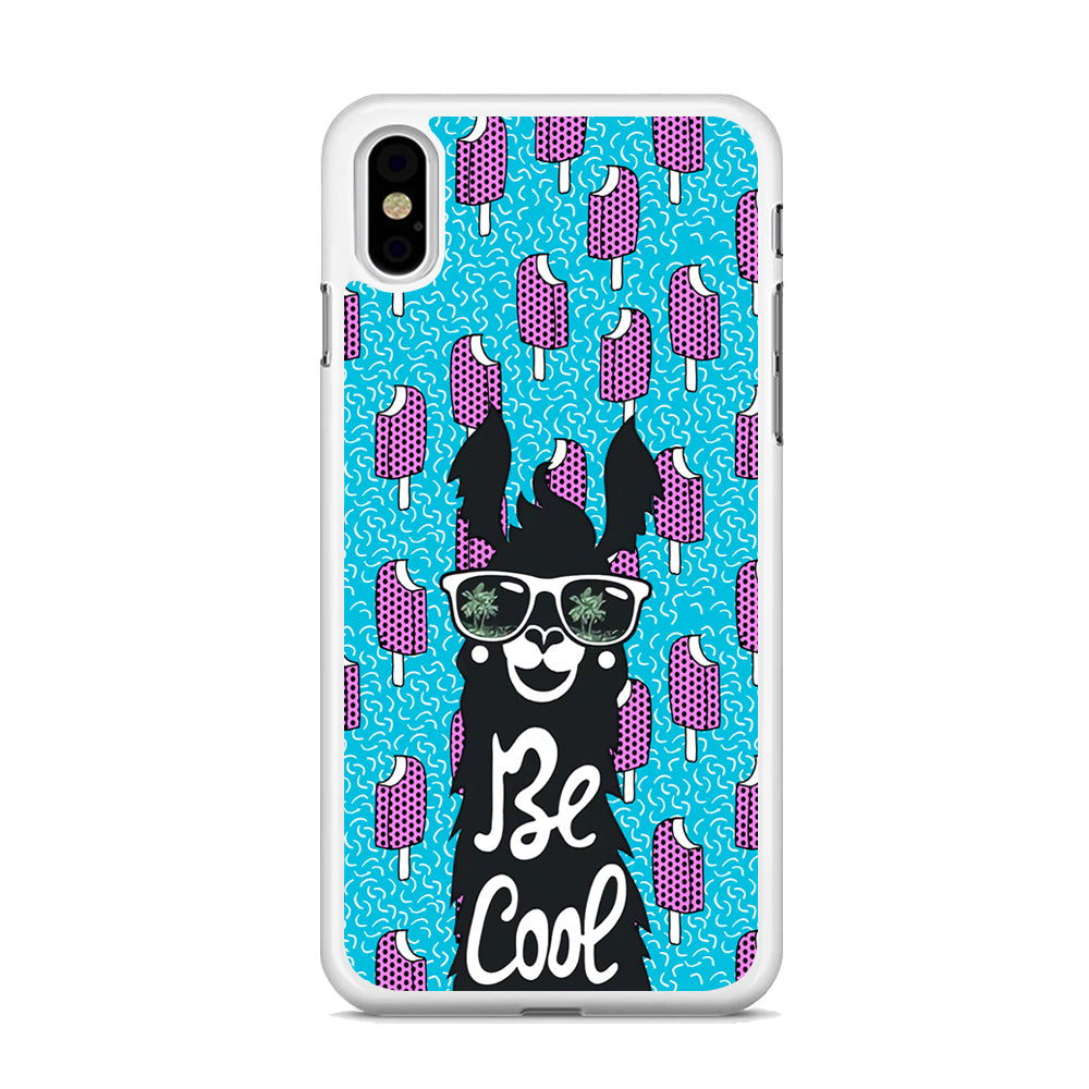 Ilama, Be Cool with Ice Cream iPhone XS MAX Case